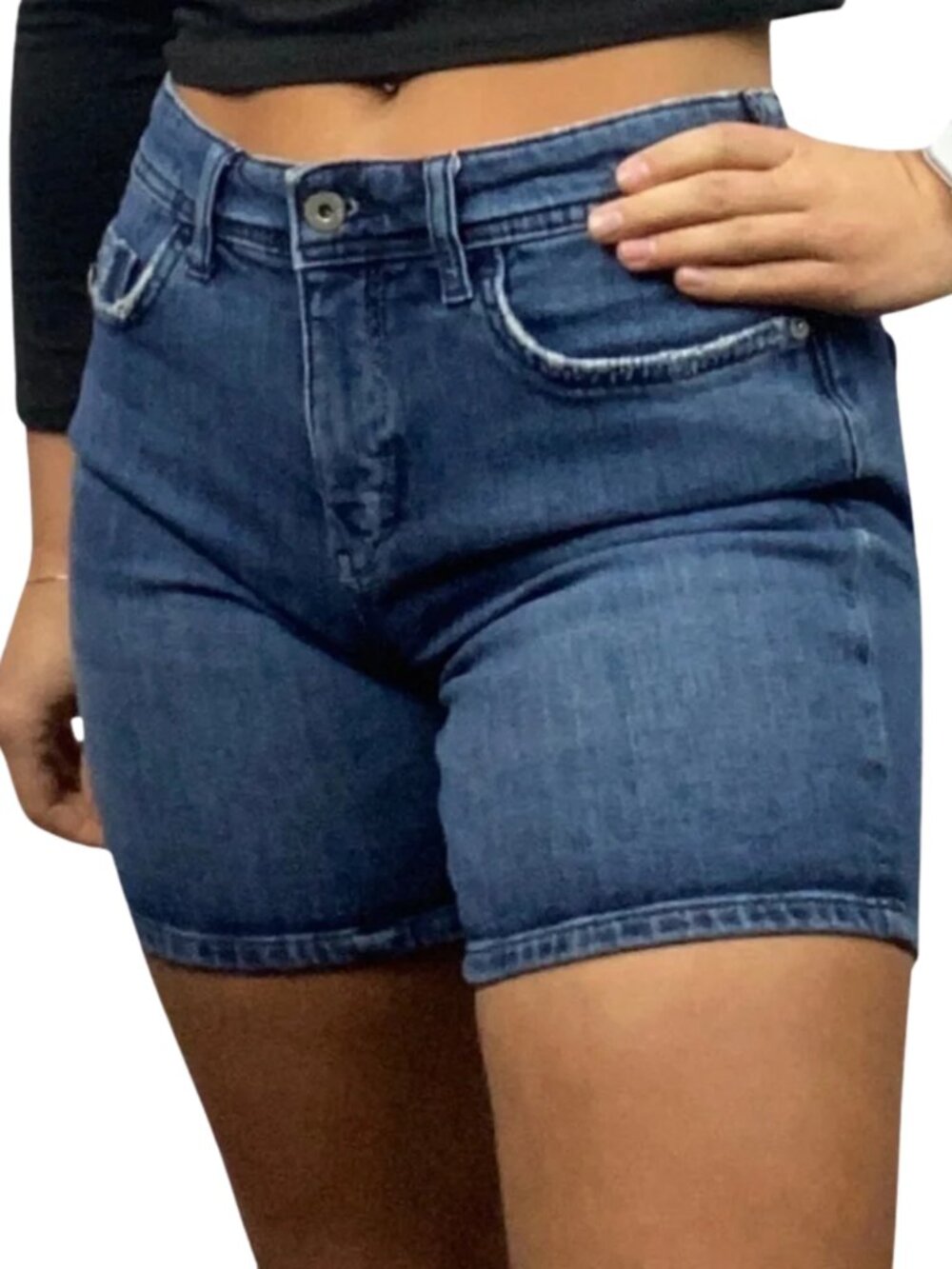 Anthropologie Pilcro and the Letterpress Slim Boyfriend High Rise Jean Shorts 29